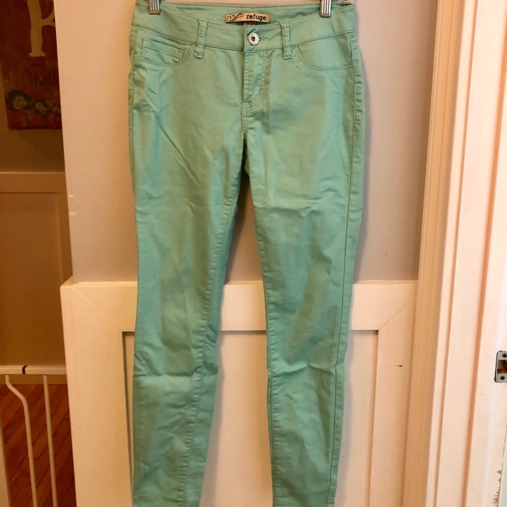 Like New Size 6 Refuge Mint Skinny Pant